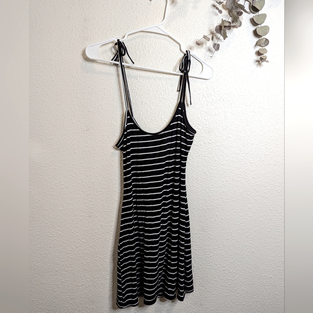Urban Outfitters Adjustable Strap Bodycon Striped Dress
